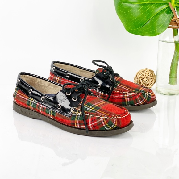 Sperry plaid loafers Clearance